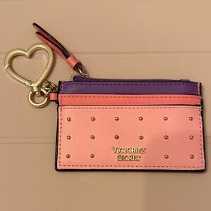 Victoria's Secret Pink and Purple Studded Card Holder